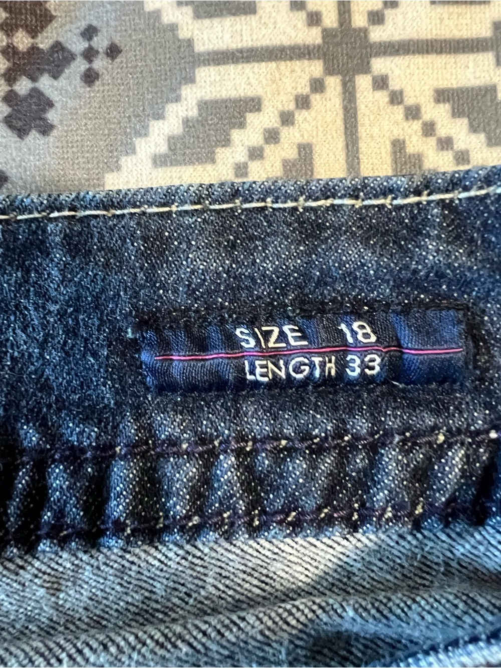 Vigoss Dark Blue Flare Jeans - Wide Leg Denim - Picture 4 of 8